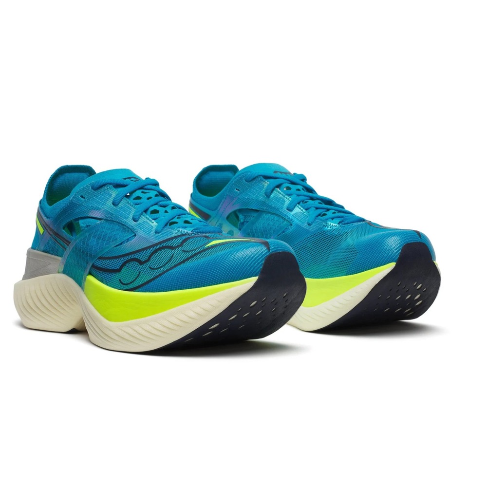 Saucony Endorphin Elite Wing Low Top Running Shoes Women's Blue Green Shoes 8.5